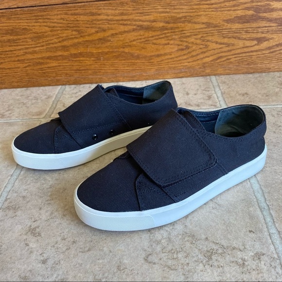 Vince Shoes - Vince Blair Velcro Canvas Slip On Sneakers Size 5